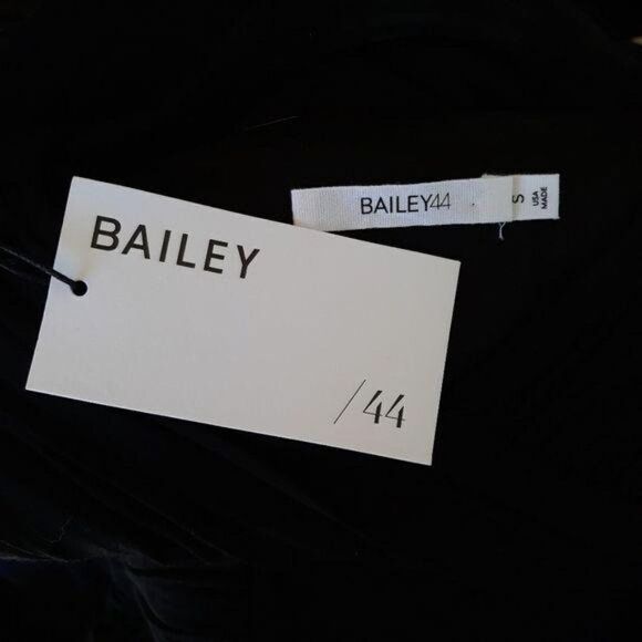 Bailey 44 Thrill Ride Dress Bodycon Halter Mesh Gathered Ruched Crisscross Sz S - Picture 3 of 15